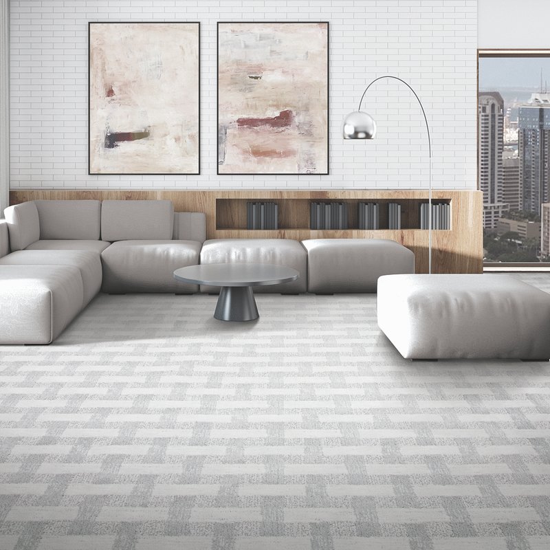 grey carpet in living room